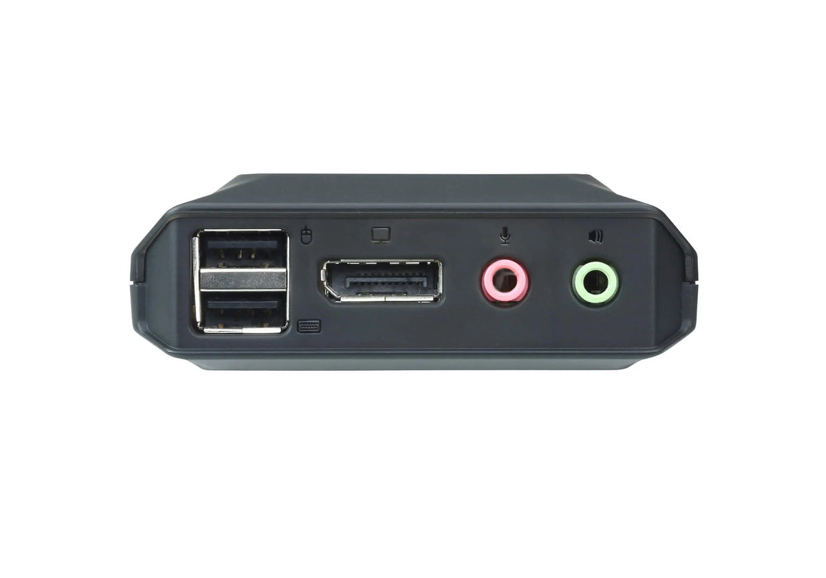 Aten Compact KVM Switch 2 Port Single Display Display Port w/ Audio, Remote Port Selector, USB Ho... - Image 4