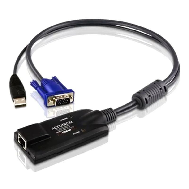 Aten KVM Cable Adapter with RJ45 to VGA USB to suit KH15xxA, KH25xxA, KL15xxA series - KVM Switc...
