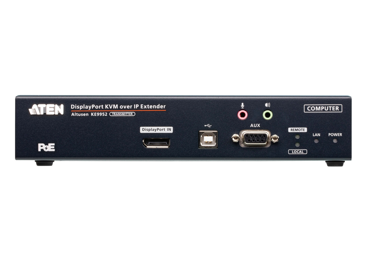 Aten 4K DP Single Display KVM over IP Transmitter with Power over Ethernet, power adapter not inc... - Image 3