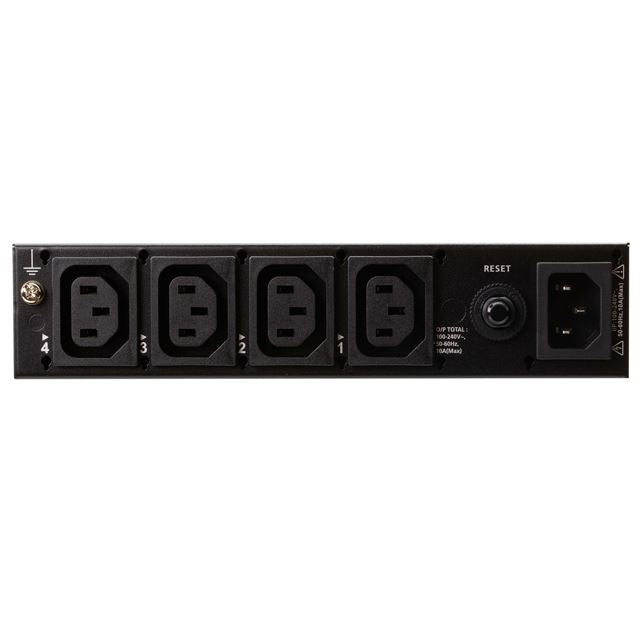 Aten 4 Port 1U 10A Smart PDU with outlet control, 4xC13 Outlets, 100 - 240 VAC, Two-level passwor... - Image 2
