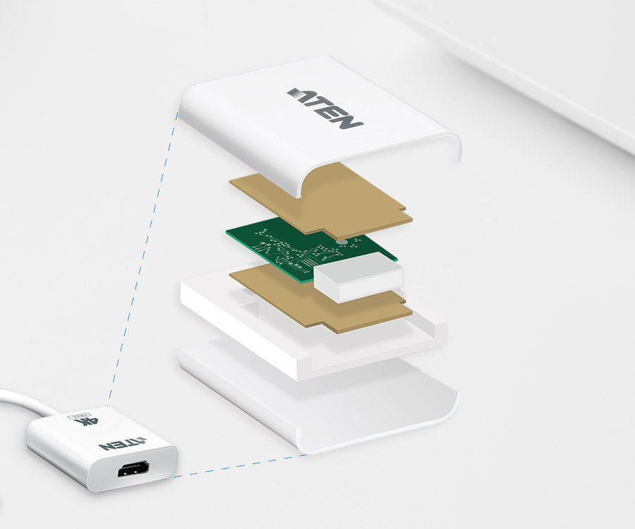 Aten VanCryst VC986B DisplayPort to True 4K HDMI Active Adapter. Supports Audio and AMD Eyefinity... - Image 4