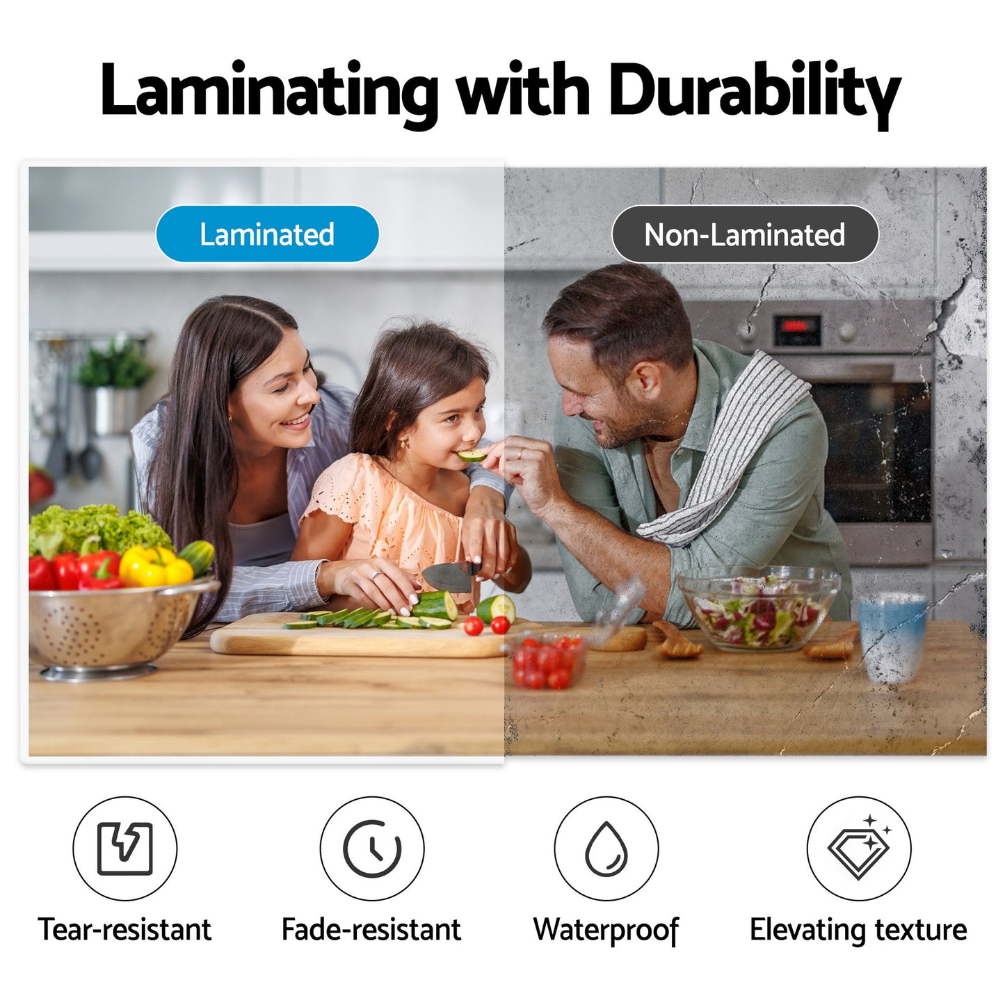Devanti A4 Laminator Machine, Hot & Cold Thermal Fast Lamination Anti-Jam Laminator for Office School Home Document Photo Card Handmade A4 A5 A6, White - Image 9