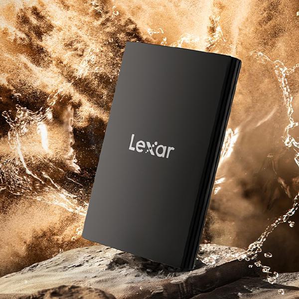 Lexar Armor 700 Portable SSD 1TB , USB , 256-bit AES Encryption , IP66 Water and Dust Resistance, 5 year limited warranty. Black.