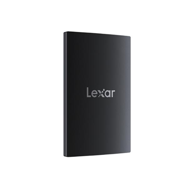 Lexar SL500 Portable SSD 4TB, with 256-bit AES encryption, 5 year limited warranty. Black