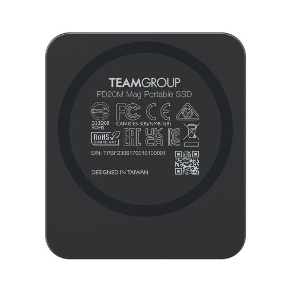 Team Group PD20M Mag Portable SSD Titanium Gray 1TB - Solid State Drives - USB - Image 3
