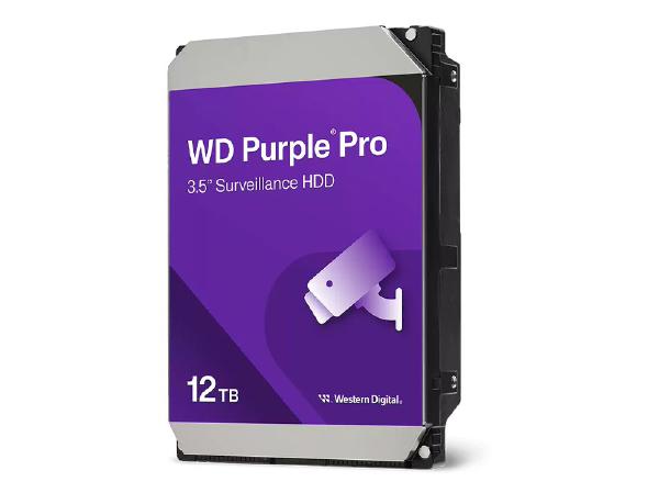 WD Purple HDD 3.5" Internal SATA 12TB 7200 RPM, 5 Year Warranty - Hard Disk Drives - 3.5in