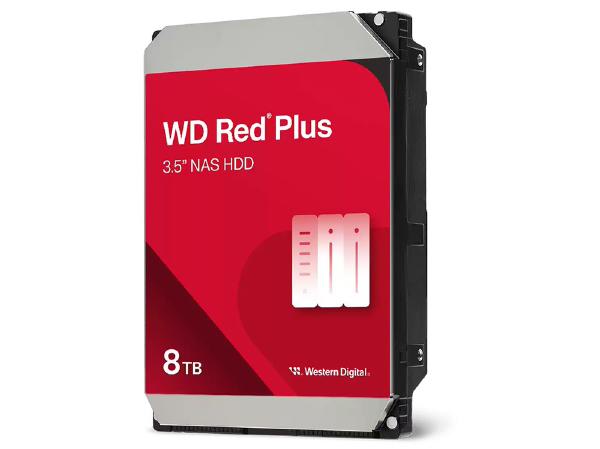 WD Red Plus WD80EFPX 8TB 5640RPM 256MB 3.5" NAS Internal Hard Drive, 3 Year Warranty - SOH Prici...