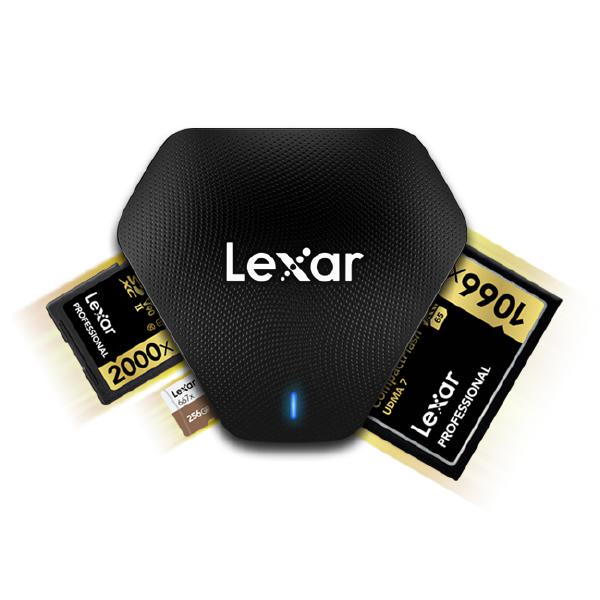 Lexar Professional Multi-Card 3-in-1 USB 3.1 Reader - USB Pocket Drive - Accessories - Image 2