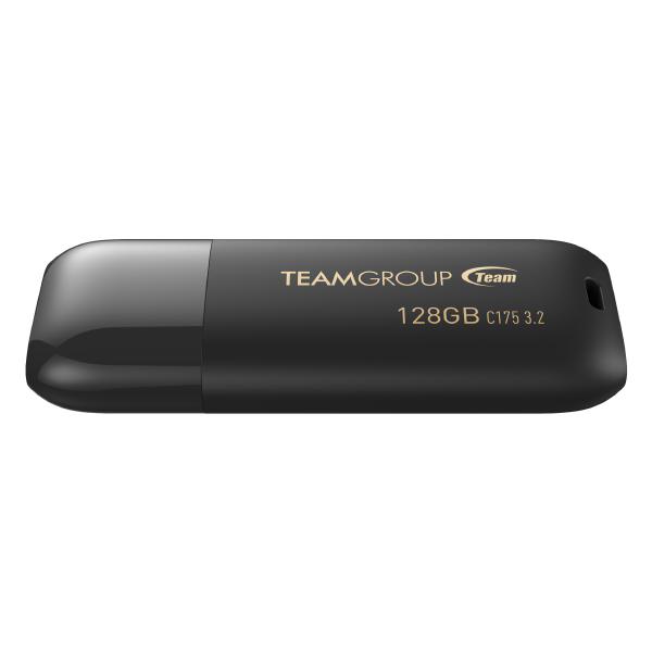 Team Group C175 USB 3.2 G1 Flash Drive 128GB, Read (Max) 100MB/s Black
