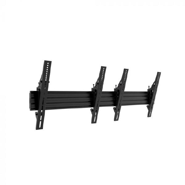 Atdec 2x1 Wall Menu Board Mount (1.25m rail), tilting angle. Max load per display: 50kg - Wall Mo... - Image 2