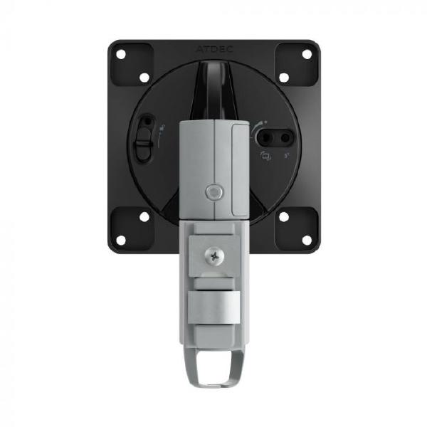 Atdec AWM-A13T 130mm Short Swing Monitor Arm, Adjustable Tilt and Pan, Silver