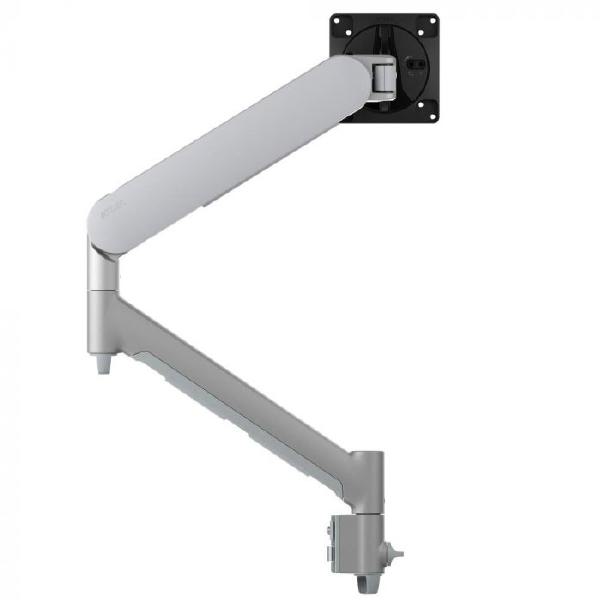 Atdec AWM-ADTC Dynamic Monitor Arm with Clamp / 8kg (17.6lb) Flat and Curved Screen, Silver