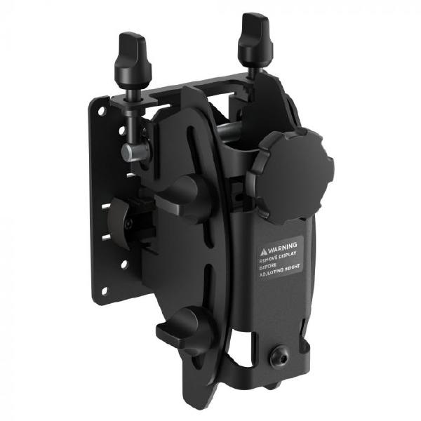 Atdec AWM-BT Super Heavy Duty Tilt Head. Max Load: 25kg (flat), 18kg (curved). Monitor size 24" to 57". VESA 75x75, 100x100. Black