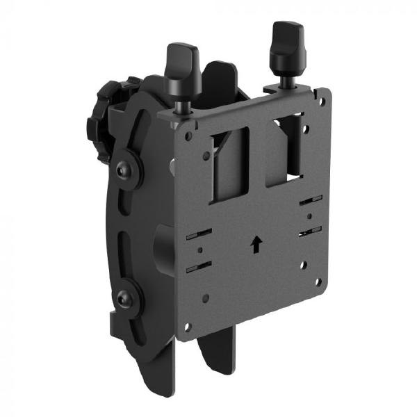 Atdec AWM-BT Super Heavy Duty Tilt Head. Max Load: 25kg (flat), 18kg (curved). Monitor size 24" to 57". VESA 75x75, 100x100. Black