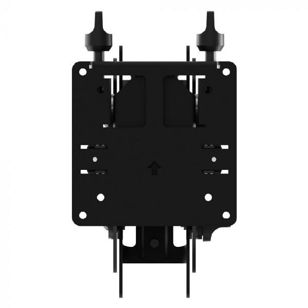 Atdec AWM-BT Super Heavy Duty Tilt Head. Max Load: 25kg (flat), 18kg (curved). Monitor size 24" to 57". VESA 75x75, 100x100. Black
