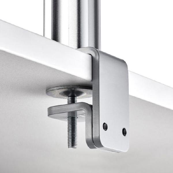 Atdec AWMS-2-4640 Dual Monitor Swing Arms on 400mm Post. Max Load: 12kg (flat), 10kg (curved), F... - Image 4