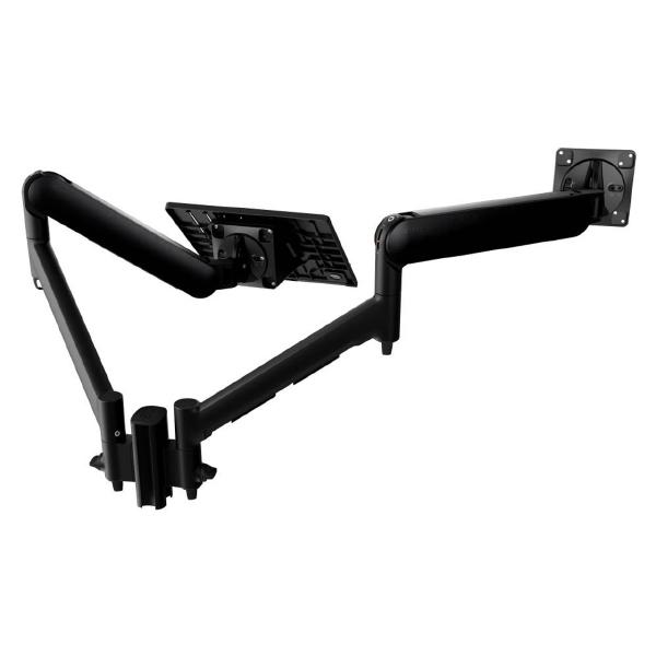 Atdec AWMS-2-ND13 Laptop-Monitor Combo Mount on 135mm Post. Max Load: 8kg,  Heavy Duty F-Clamp De... - Image 7