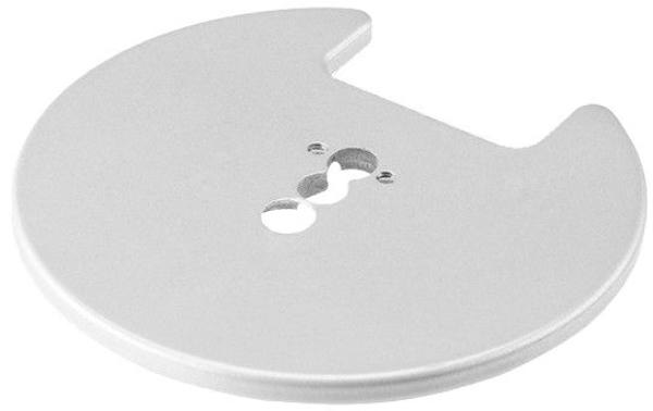Atdec AWMS-3-TH467 Triple Monitor "Stack" Desk Mount and Grommet Clamp Desk Fixing, Silver