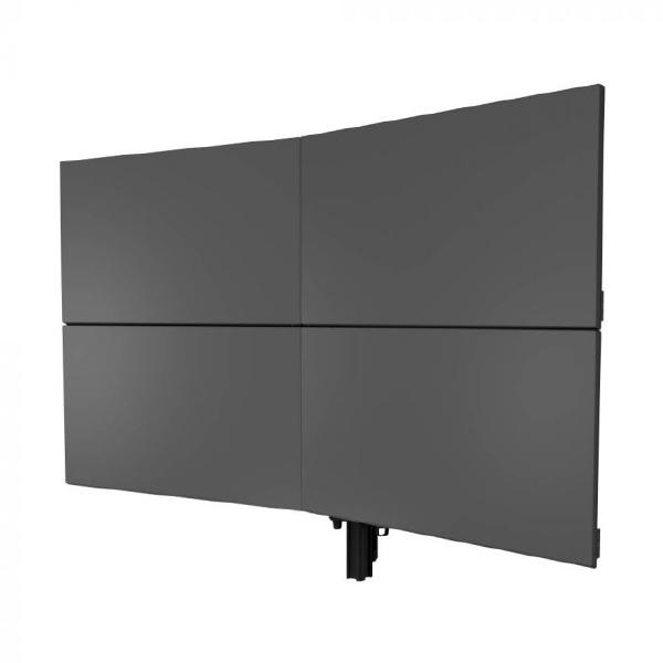 Atdec AWMS-4-4675 Quad 460mm Monitor Arms on 750mm Post. 12kg Flat Screens, 10kg Curved Screens,... - Image 4