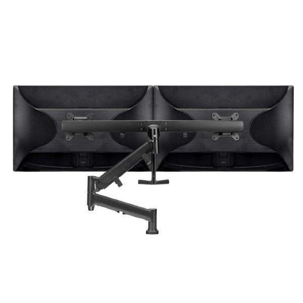 Atdec AWMS-RHXB Tandem Dynamic Dual Monitor Mount. Grommet Clamp Desk Fixing. Max Load 2-7kg. Up...