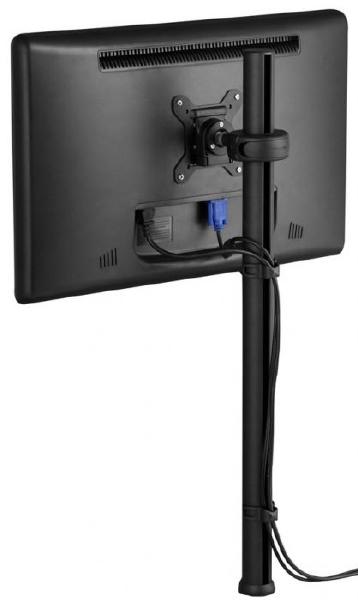 Atdec Spacedec POS Display Pole 750mm long 42mm diameter pole with one display head. Max load: 12kg. VESA up to 100x100
