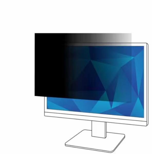 3M Privacy Filter, 32", 16:9, Monitor, Anti-glare, Blue Light Reduction, Matte-to-Gloss, Large Di...
