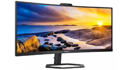 Philips 34E1C5600HE 34" 21:9, Ultrawide QHD 3440x1440 VA Home Curved Monitor, HDMI, DP, 65W USB-C...