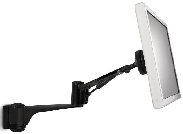 Atdec Acrobat Articulated Full Motion Wall Mount. Max Load: 9kg. Black - Wall Mounts