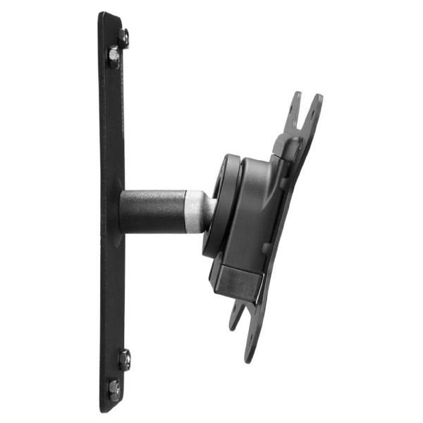 Atdec SD-WD Swivel Wall Mount. Max load 25kg. VESA 75x75 100x100. Black - Wall Mounts - Image 2