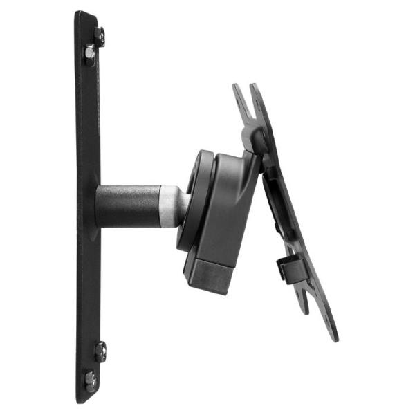 Atdec SD-WD Swivel Wall Mount. Max load 25kg. VESA 75x75 100x100. Black - Wall Mounts - Image 3