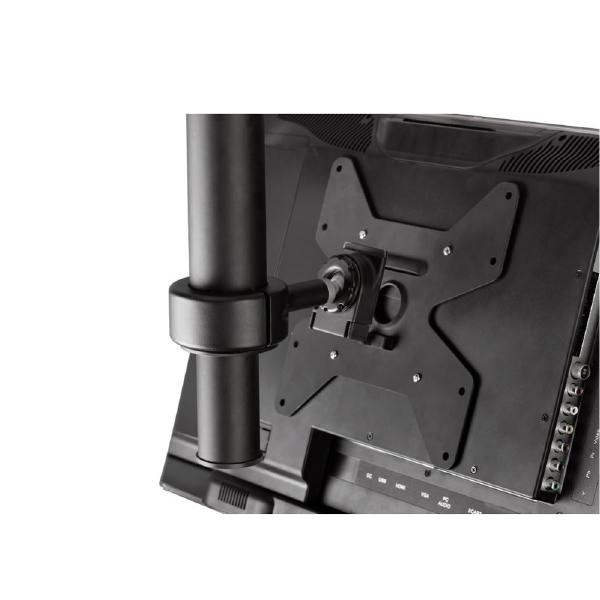 Atdec Telehook 1040 Tilt Ceiling Mount Long up to 1800mm. Max load 25kg. VESA up to 200x200. Black