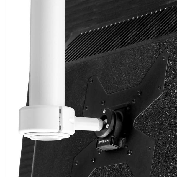 Atdec Telehook 1040 Tilt Ceiling Mount Short up to 900mm. Max load 25kg. VESA up to 200x200. White