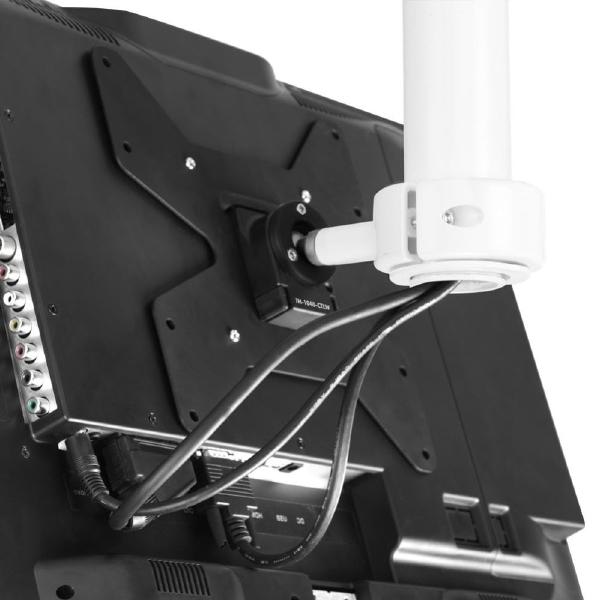 Atdec Telehook 1040 Tilt Ceiling Mount Short up to 900mm. Max load 25kg. VESA up to 200x200. White