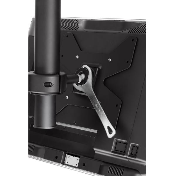 Atdec Telehook 1040 Tilt Ceiling Mount Short up to 900mm. Max load 25kg. VESA up to 200x200. Black