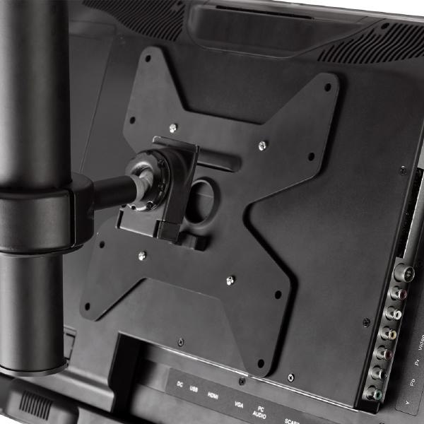 Atdec Telehook 1040 Tilt Ceiling Mount Short up to 900mm. Max load 25kg. VESA up to 200x200. Black