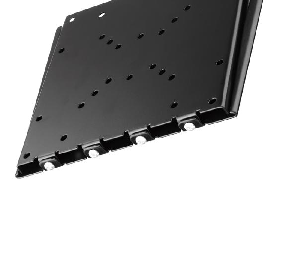 Atdec Telehook 2250 Fixed Wall Mount. Max Load 50kg. VESA up to 200x200