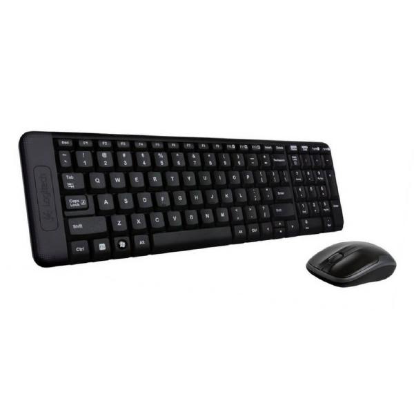 Logitech MK220 Wireless Keyboard Mouse Combo Much smaller design, same keys 2.4 GHz 128-bit AES encryption Fewer battery hassles