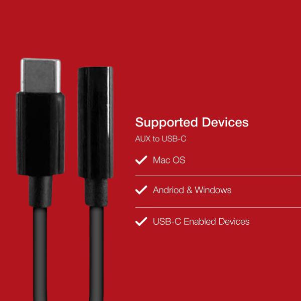Shintaro USB-C to AUX 3.5mm Adaptor with Built-in 32-bit DAC for Headphones and Headsets, Compact... - Image 5