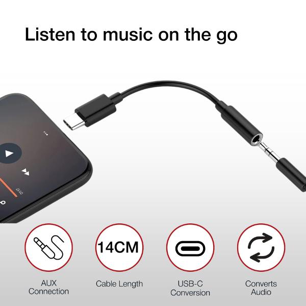 Shintaro USB-C to AUX 3.5mm Adaptor with Built-in 32-bit DAC for Headphones and Headsets, Compact... - Image 6