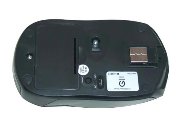 Shintaro 3 Button Wireless RF Mouse with USB 2.0 Dongle & 1600 DPI Precision - Ergonomic Optical Design