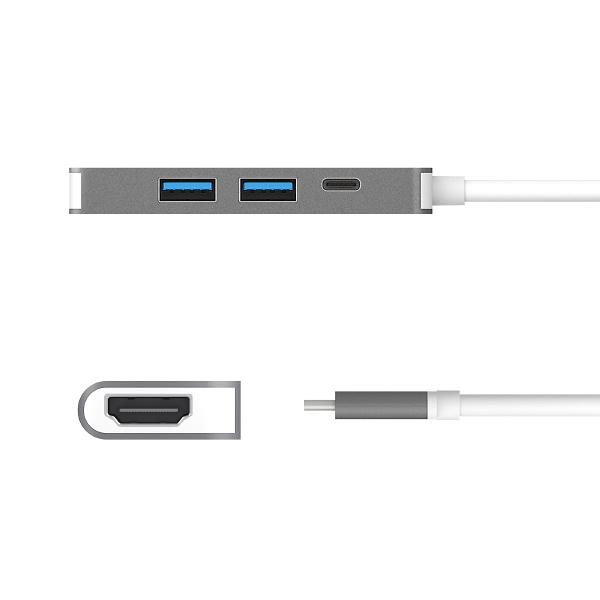 J5create JCD371 USB-C to HDMI & USB 3.1 2-Port with Power Delivery (USB-C to HDMI, 2x USB-A 3.1,... - Image 3