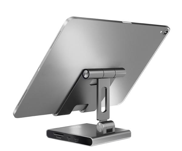 J5create JTS224 Multi-Angle Stand Docking Station for iPad, Samsung Tablet, Surface Pro 8 (USB-C... - Image 4