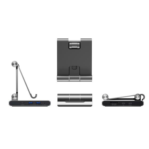 J5create JTS224 Multi-Angle Stand Docking Station for iPad, Samsung Tablet, Surface Pro 8 (USB-C... - Image 6