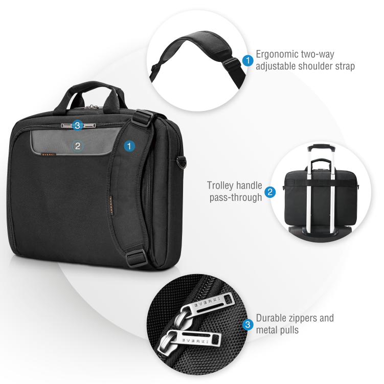 Everki Advance Laptop Bag Briefcase up to 17.3-Inch