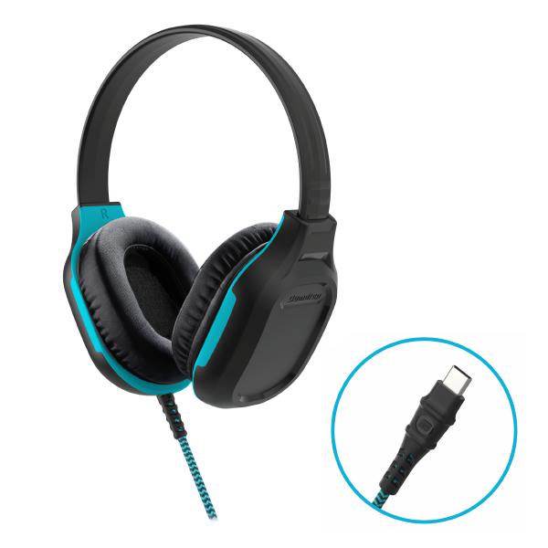 Gumdrop DropTech USB-C Kids Rugged Headphone - Compatible with all devices with USB connector
