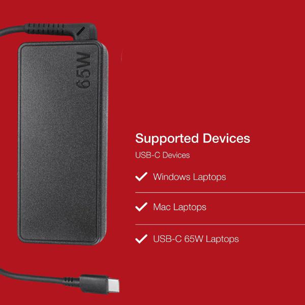 Shintaro 65W GaN USB-C Notebook Charger with PD Fast Charging for MacBook, Dell, Lenovo, HP, and... - Image 5