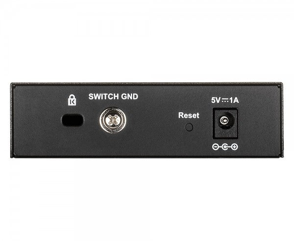 D-Link DGS-1100, 5-Port Smart Managed Switch with 2 PoE and 3 non-PoE Gigabit Ports