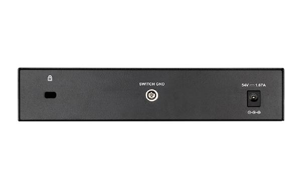 D-Link 8-Port Gigabit Smart Managed PoE Switch with 4 RJ45 and 4 PoE Ports