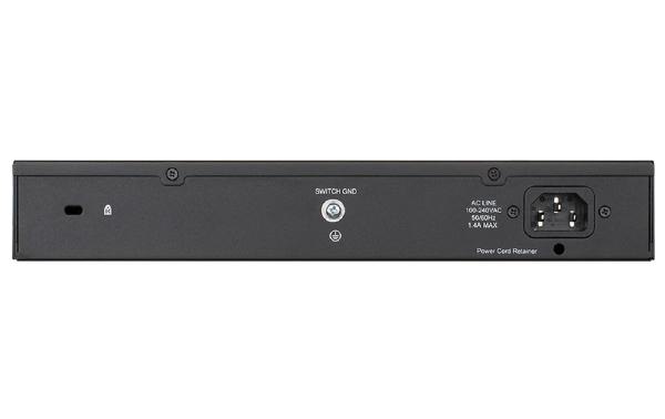 D-Link 24-Port Gigabit Smart Managed PoE Switch with 12 Mbps and 12 PoE Ports