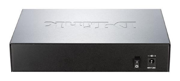 D-Link 8-Port Gigabit Unmanaged Desktop Switch with 8 Gigabit RJ45 and 4 PoE Ports